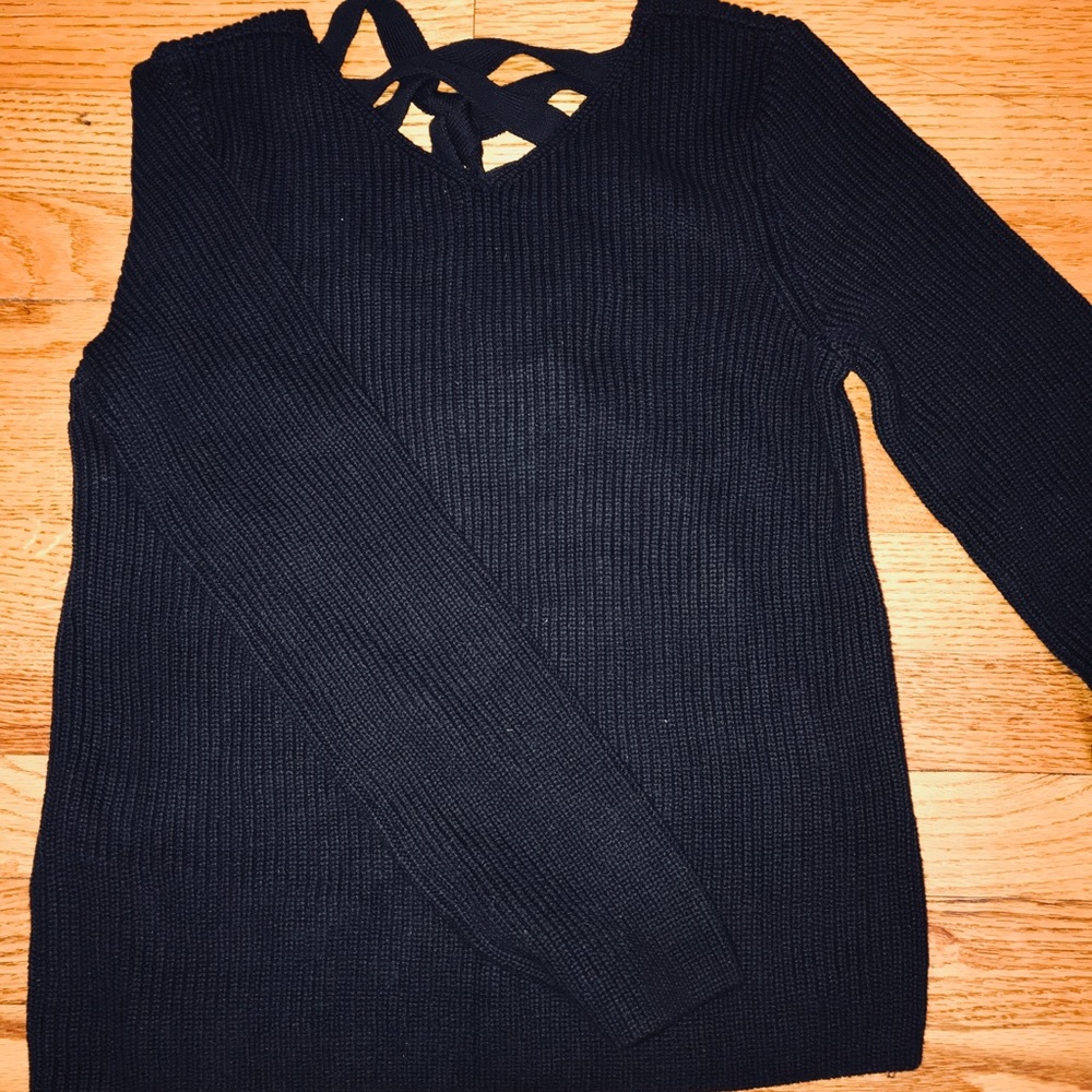 NWT black sweater